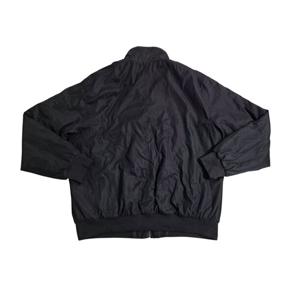 Weatherproof Vintage Bomber Jacket Men's XL Black Fleece Lined Coat Harrington - Picture 7 of 9